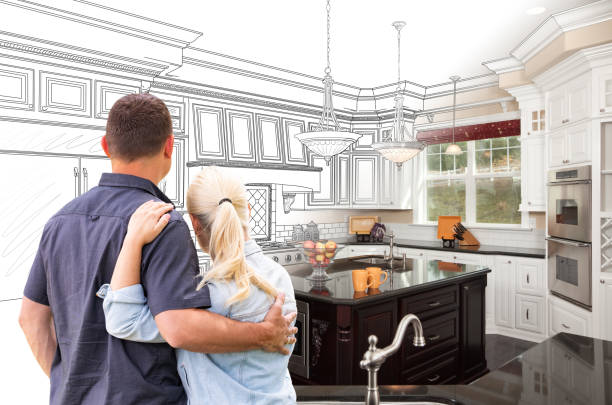 Professional Cabinet Refacing technician working in Victoria, TX